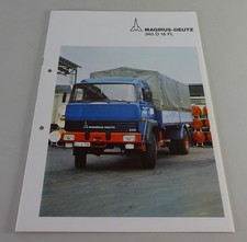 Prospekt Magirus-Deutz LKW 340