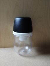 Tupperware Zuckerhut klein Tafelperle Zuckerstreuer schwarzer Deckel NEU