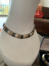 Halskette + Armband 3 Farbig 925 Sterling Silber 