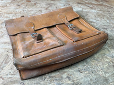 Ledertasche Aktentasche Schultasche Dickleder cognacfarben - reparaturbedürftig