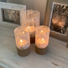 Kerzenglas Teelicht Windlicht