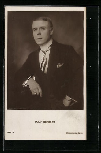 Schauspieler ralf nordeck - ak,
