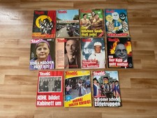 Altes Konvolut 11 Hefte Zeitschrift Titanic Jhg. 1988-2001 Satire Satiremagazin