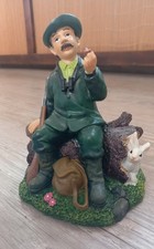 Spardose " Jäger Auf Baumstamm " mit Deckel