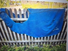 Blaue Ausreitdecke Nierendecke