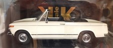 KK Scale KKDC181102, BMW 1600-2 Cabrio, 1968, weiß+schwarzes Top, 1/18, NEU&OVP