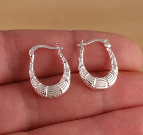 925 sterling silber creolen - 925,