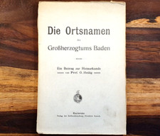 Die ortsnamen des - die,
