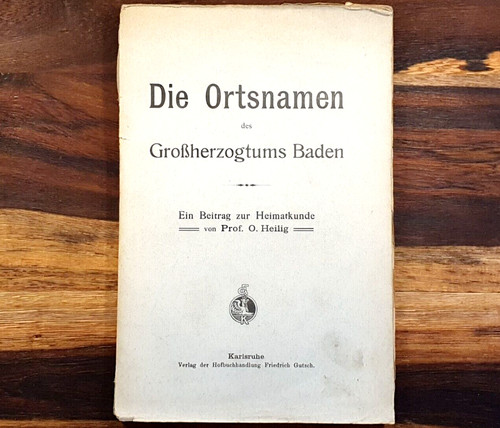 Die ortsnamen des - die,