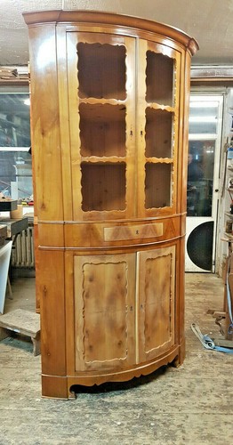 Biedermeier eckschrank - biedermeier,