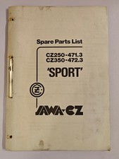 CZ250 , CZ 350  Spare Parts List,Teileliste,Catalogo de Piezas,Original 1977