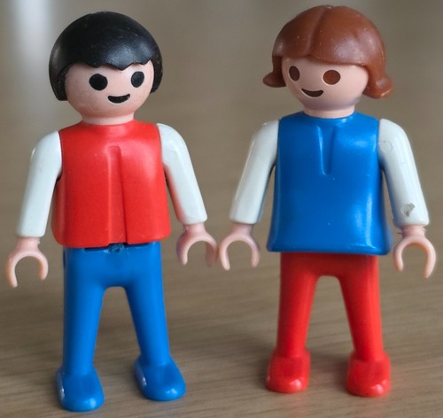 Playmobil kinder mädchen - 2x,