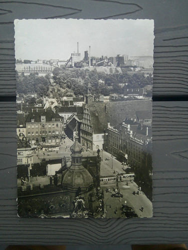 Zwickau luftbild schacht - ak,