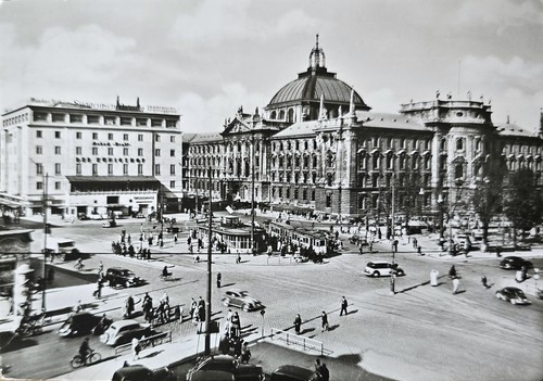 München karlsplatz 1957 - ak,
