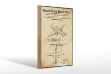 Holzschild Patent 20x30 cm