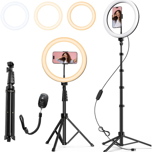 Selfie ringlicht mit stativ - selfie,
