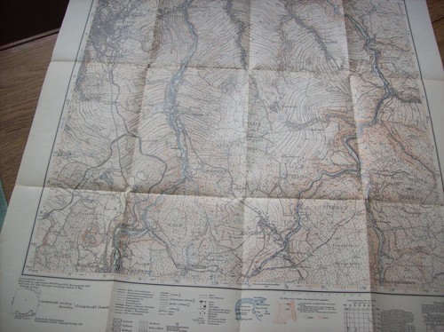 Topographische karte - 25,