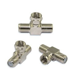 2 Stück Sat Splitter T-Stück