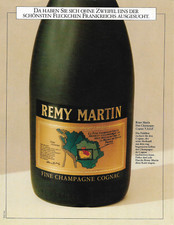 Remy Martin 1985 - Vintage Werbung Anzeige Reklame - yellowed_vintageads