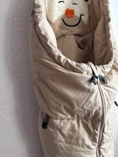 Odenwälder Babynest Mucki Teddy Fußsack Beige