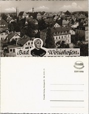 Bad Wörishofen Panorama-Ansicht, Sebastian Kneipp Bild, Stadt Teilansicht 1960