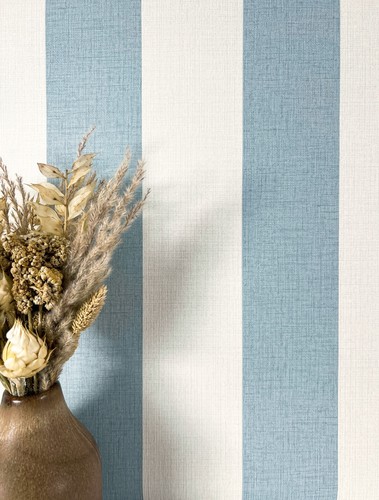Newroom vliestapete blau creme - vliestapete,