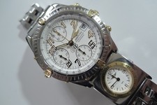 Breitling Chronomat B13350 mit UTC Stahl Gold 09/25  Revision Garantie 1 Jahr