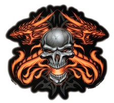 Autoaufkleber Falmme Dragon