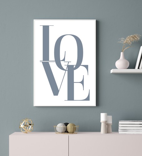 Liebesbriefe poster druck - liebesbriefe, home