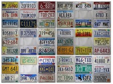 USA Nummernschilder KFZ