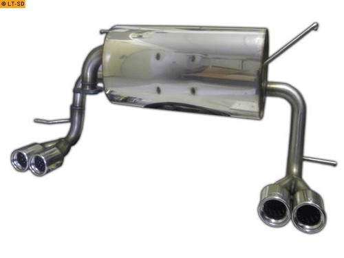 Fox endschalldämpfer 2x76 - je,