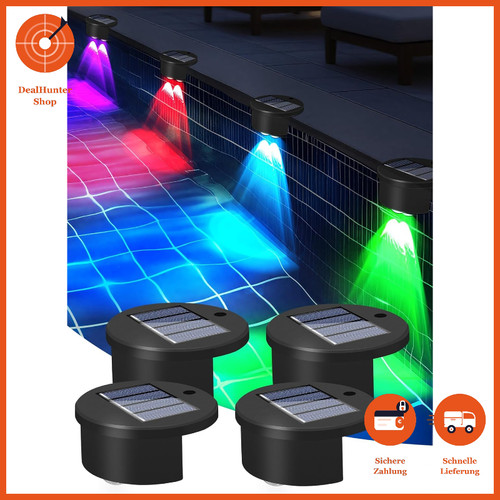Solar poolbeleuchtung 4er - 4er, set