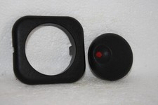 Busch & Jäger LX Dimmer Blende Dimmerabdeckung mit Knopf in schwarz anthrazit