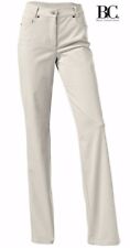 NEU CREMEWEIß SCHLANKE BAUCHWEG HOSE SLIM FIT 5-POCKET STRASS 50 XL B.C. *077026