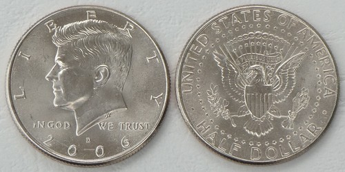 Usa kennedy half dollar 2006 - usa,