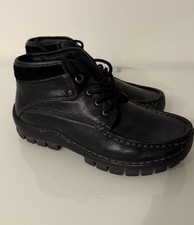Wolky Damen Stiefelette Leder schwarz Gr. 38