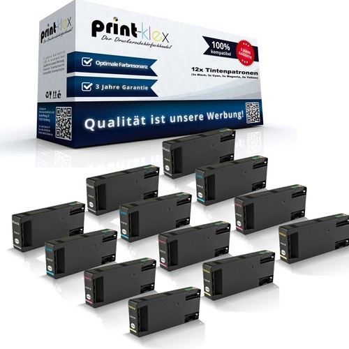 12x recycelte tintenpatronen - 12x,