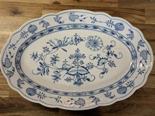 Zwiebelmuster Meissen Porzellan D 44 Sm Gross Tablet Teller