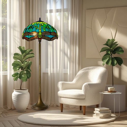 Grüne tiffany stehlampe - tiffany, 16