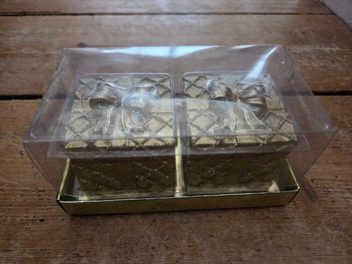 Kerzen set gold - kerzen, geschenkpaket