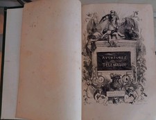Fenelon - Les Aventures de Télémaque 1850 - Paris - Goldledereinband Gravuren