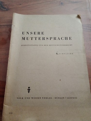Ddr unsere muttersprache - unsere,