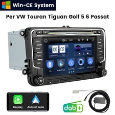 für VW Golf 5 6 PLUS Touran Passat B6/B7 Tiguan Autoradio DAB+ SAT NAVI CD +BT