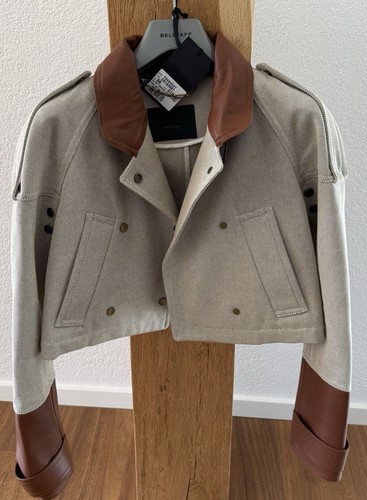 Belstaff jacke leder stoff - jacke, neu