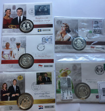 Lot 5 Numisbriefe Gracia Patricia Monaco Victoria Elizabeth Luxemburg Monarchie