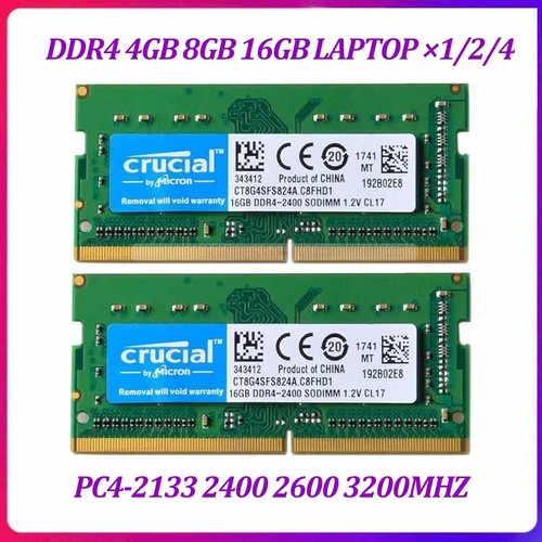 Crucial 8gb 16gb ddr4 2133 - 8gb,