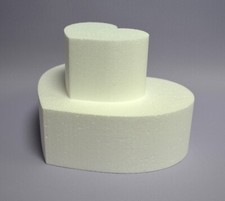 Styropor 2 Herzen Dummy Herz