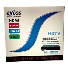Twin HDTV Sat Receiver 1080p PVR Ready Eycos S 82.15 HD 2x CI Slot Kartenleser