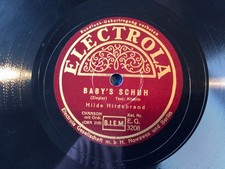 Schellackplatte HILDE