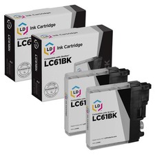 LD Compatible 2PK LC61BK